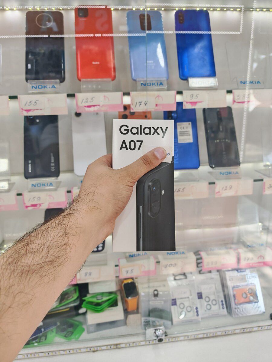 Samsung Galaxy A07 Black 128GB/4GB — Smartfonlar, Bakı