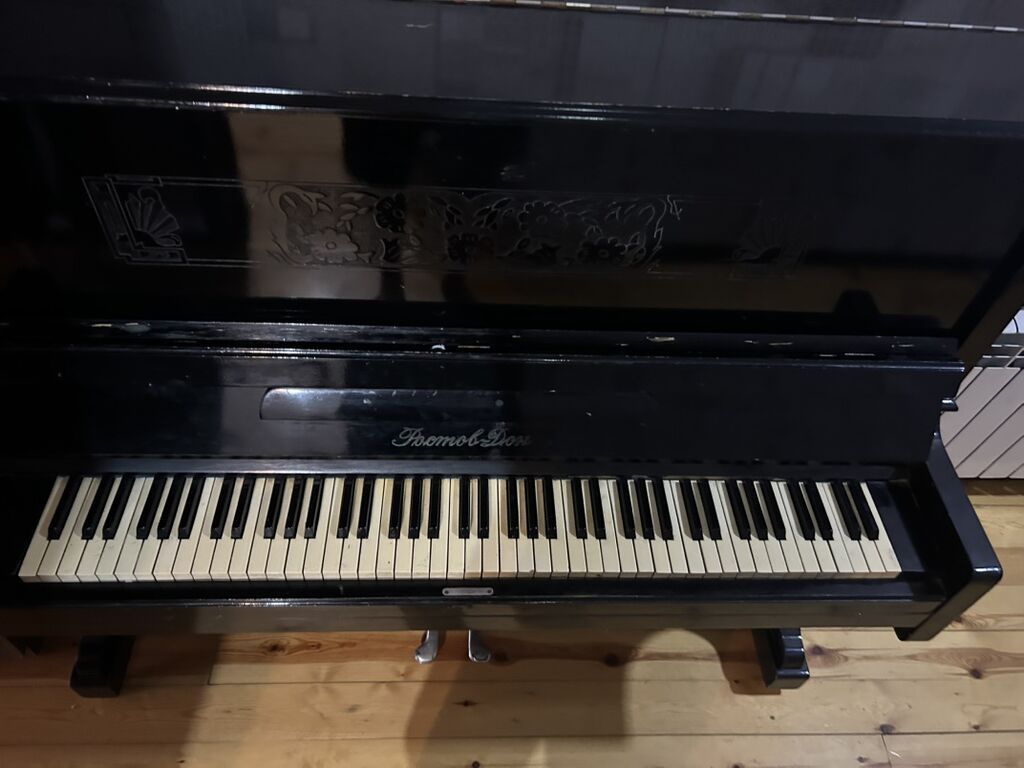 Upright piano – “Томовъ & сынъ” (Tomov & Syn) markalı, klassik — Musiqiə alətləri, Ağdam (4)