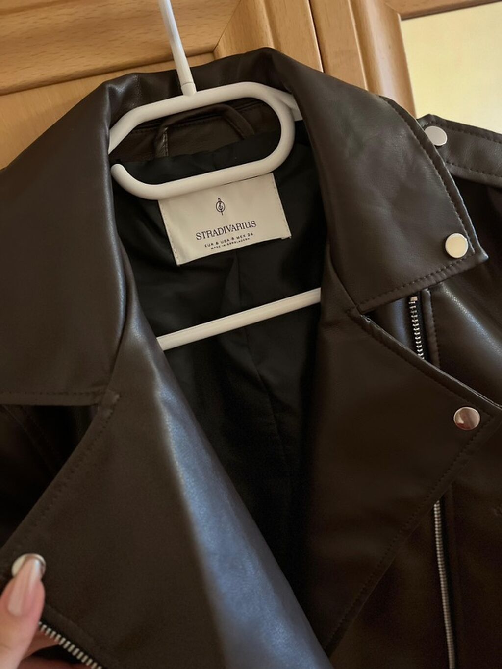 Dəri kurtka, Stradivarius, S — Kurtkalar, Bakı (2)
