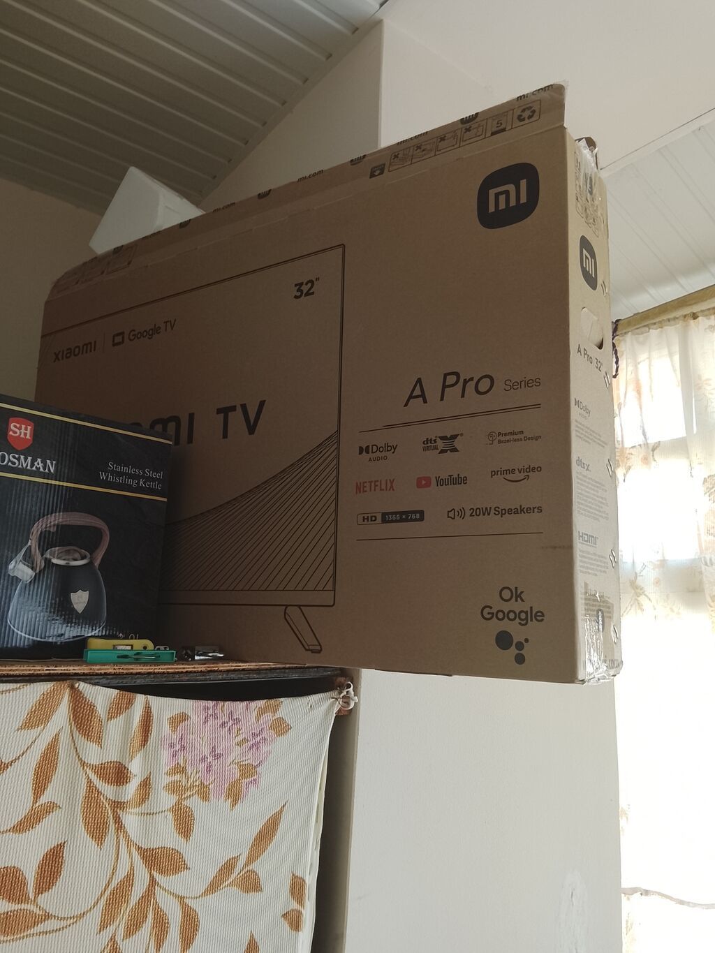 Xiaomi Mi TV A Pro 32" – Google TV - Ekran: 32 düym, HD (1366×768) — Televizorlar, Digah (2)