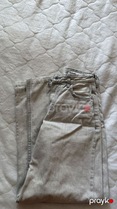 Cinslər, Bershka, XS, rəng - Boz — Bakı
