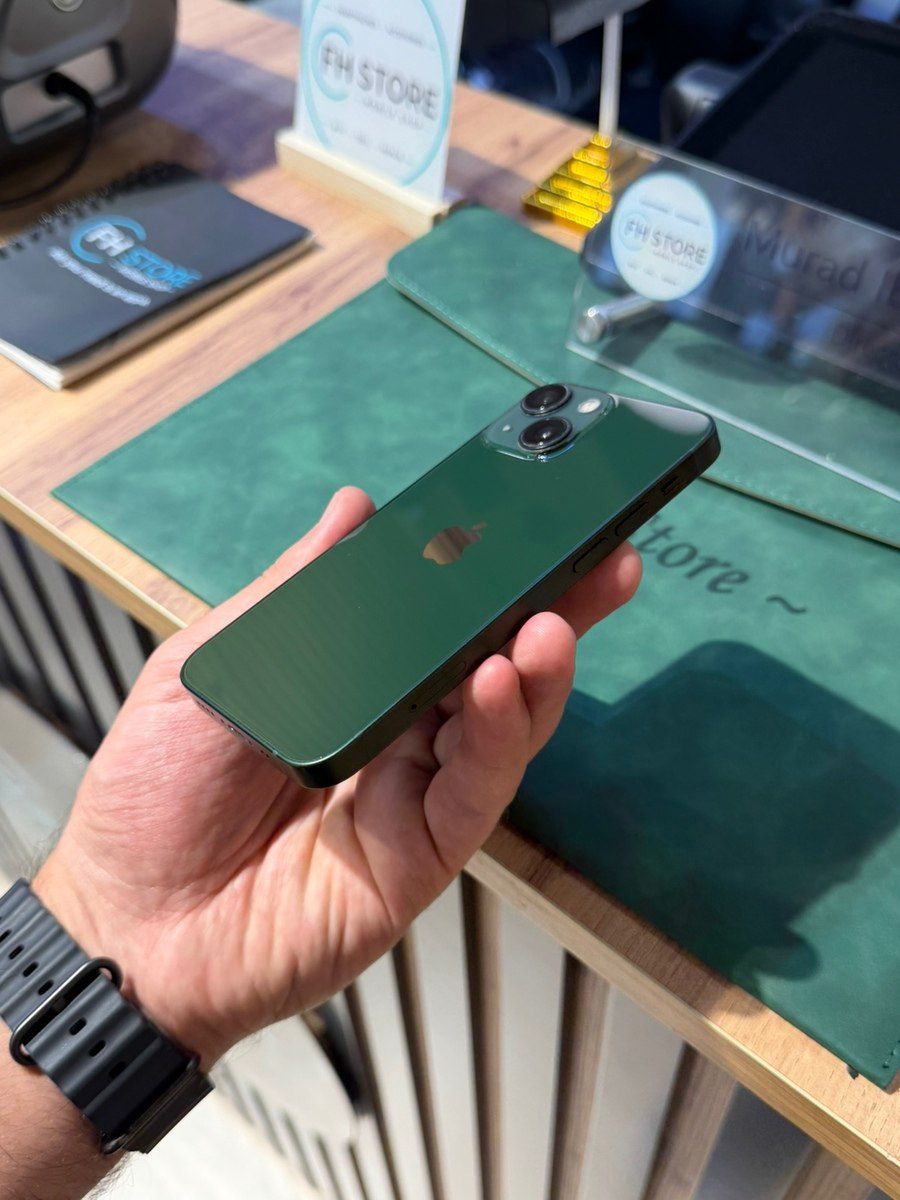 Apple iPhone 13 Mini Green 128GB/4GB — Smartfonlar, Bakı (5)