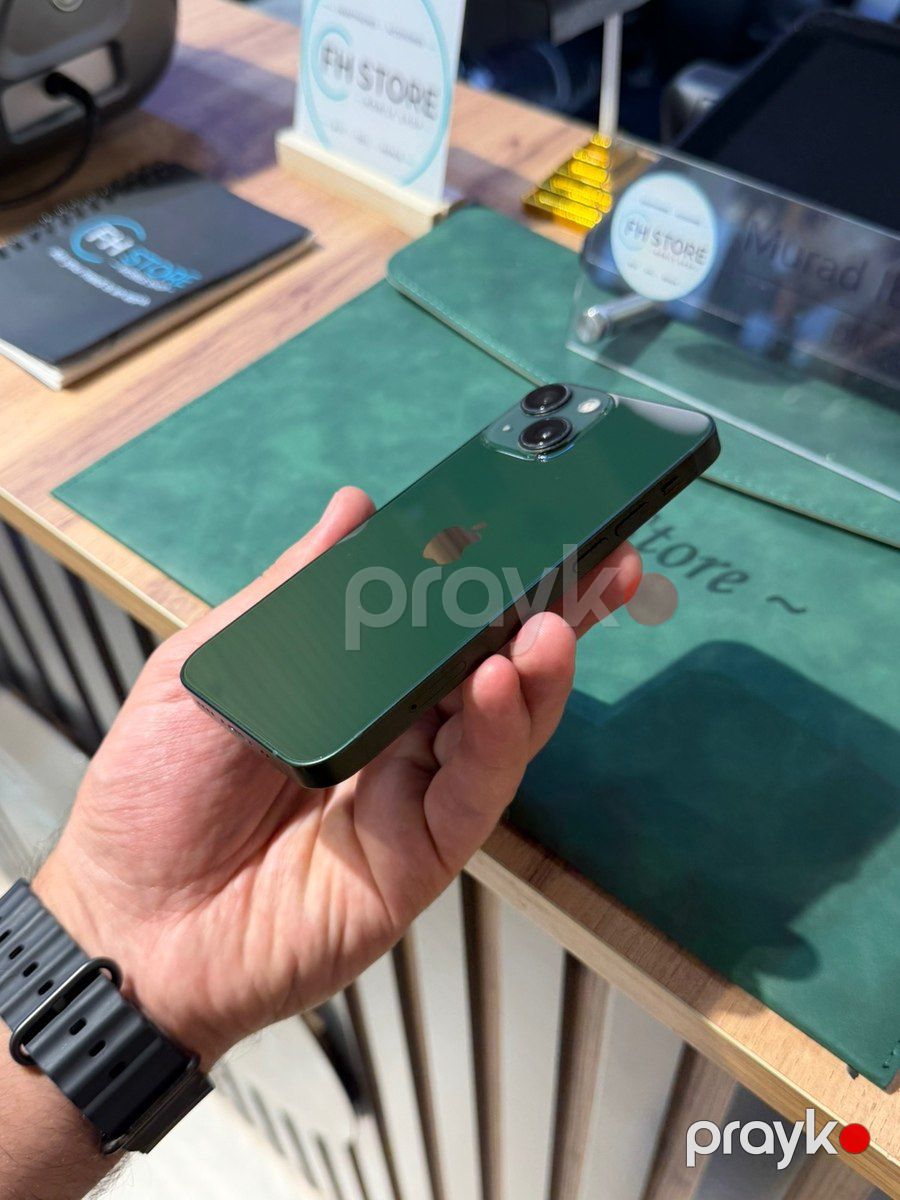 Apple iPhone 13 Mini Green 128GB/4GB — Smartfonlar, Bakı (5)