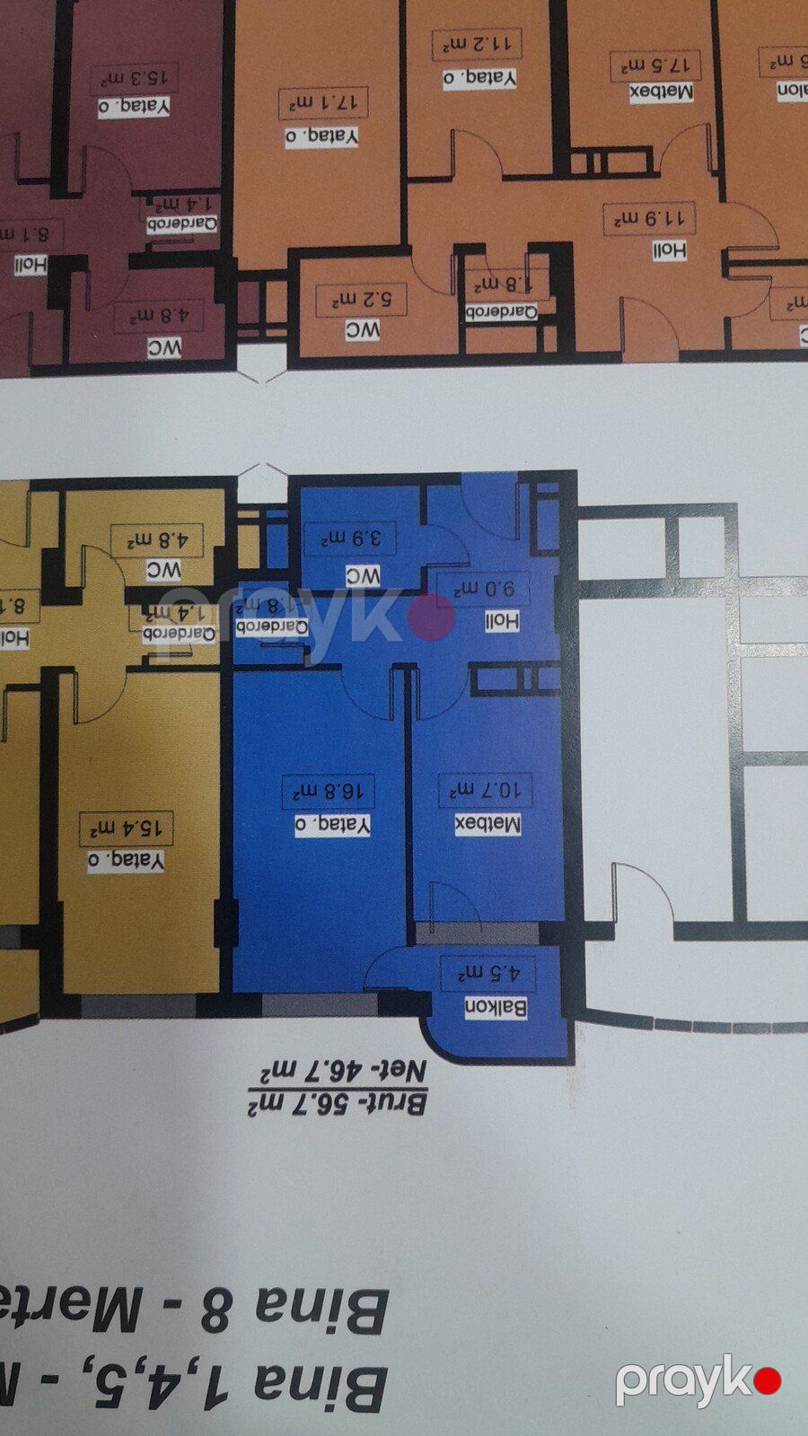 Satılır 1 otaqlı yeni tikili 56.7 m² — Mənzil, Bakı (2)