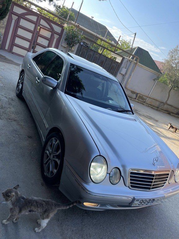 Mercedes E 200, 2.0 L, 2000 il, 383 000 km — Avtomobillər, Bakı (3)