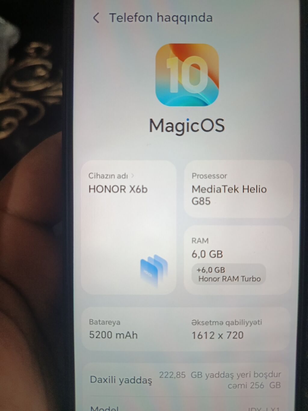 Honor X6b, 256 GB, rəng - Qara, İki sim kartlı — Honor, Bakı (3)