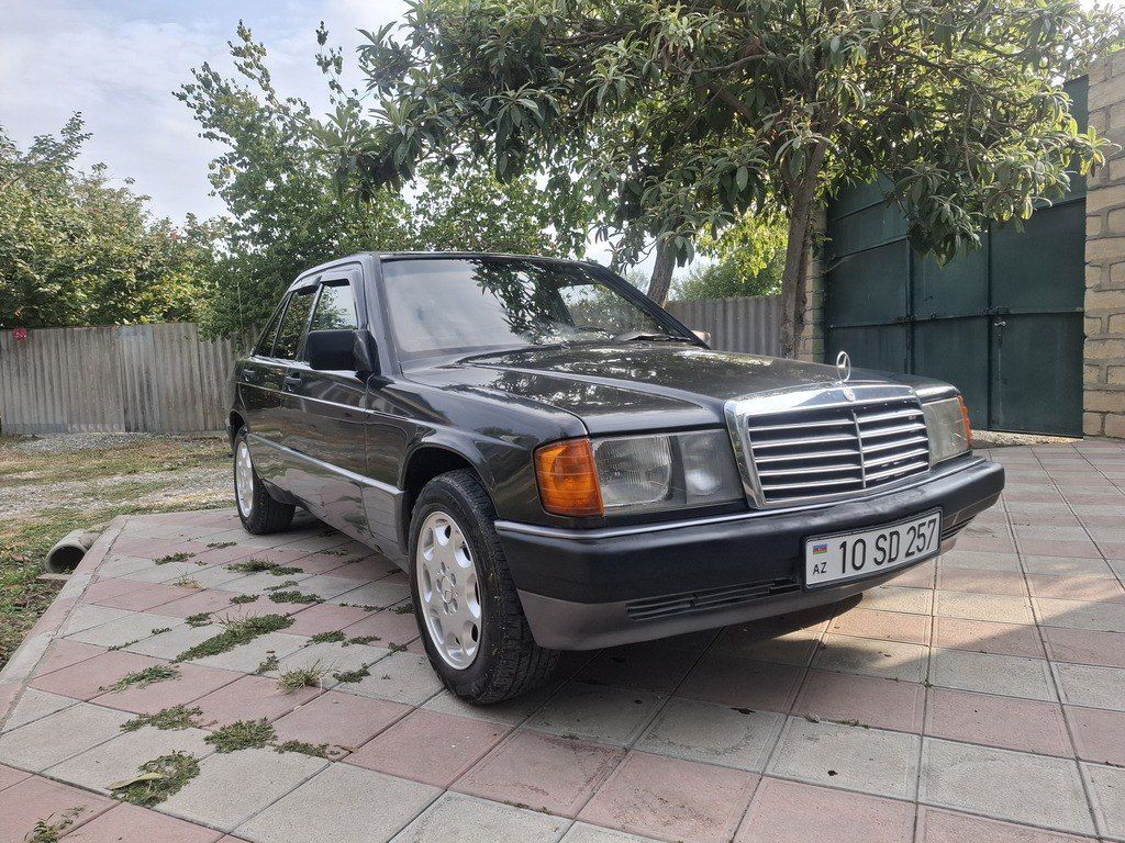 Mercedes 190, 1.8 L, 1992 il, 119 000 km — Avtomobillər, Ağdam (9)