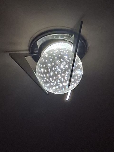 Led Çılçıraq, 1 lampa, Metal — Bakı