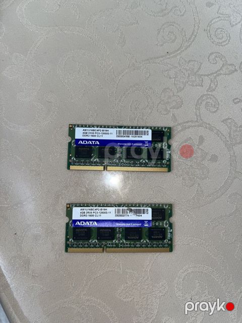 Ram noutbuk ucun 4 Gb DDR 3 her biri 20 azn iksinide alana 35 aznye — Bakı