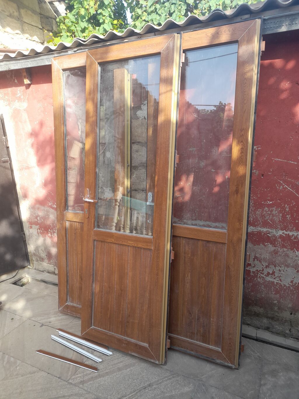 Plaatik framoqali qapilar satilir 90×270 idial veziyyetde qapinin — Pəncərələr, qapılar, balkonlar, Mehdiabad (2)