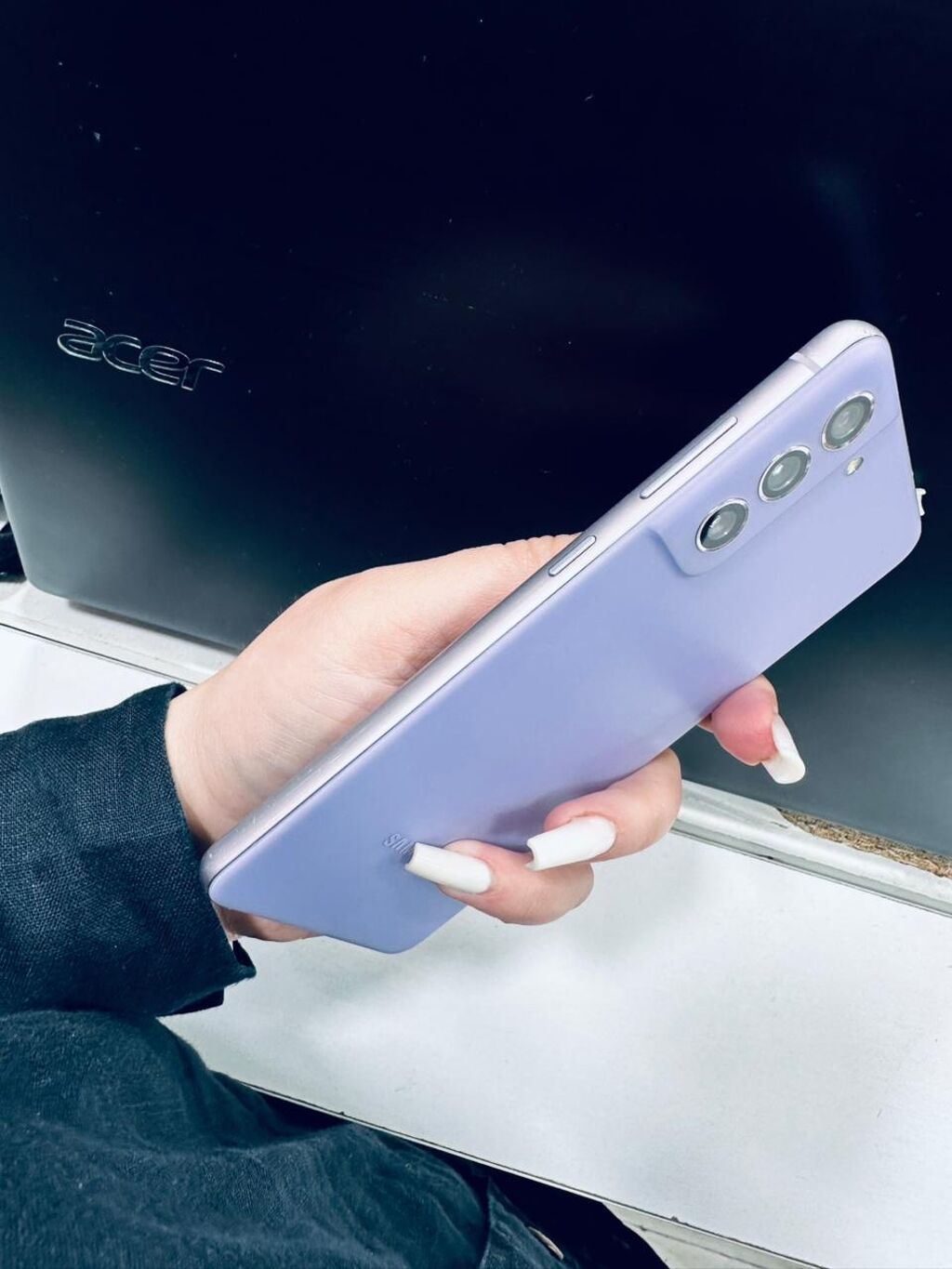 Samsung Galaxy S21 FE, 128 GB, rəng - Bənövşəyi, Simsiz şarj — Samsung, Bakı (3)