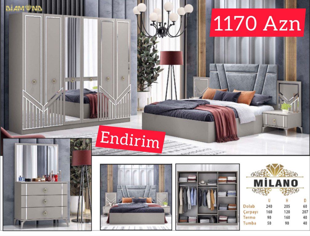 Yataq otağı mebeli — Matraslar, Bakı (11)