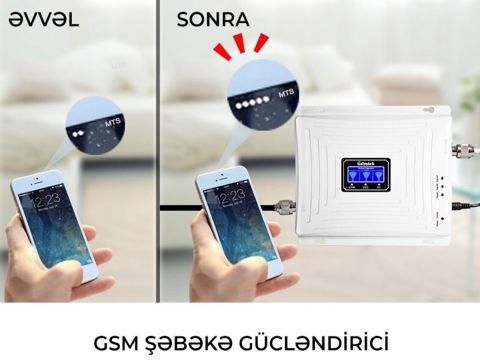 GSM 4G şəbəkə gücləndirici — Bakı