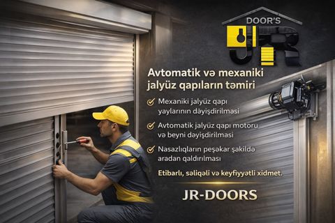 Jalüz qapı sifarişi və təmiri — Bakı
