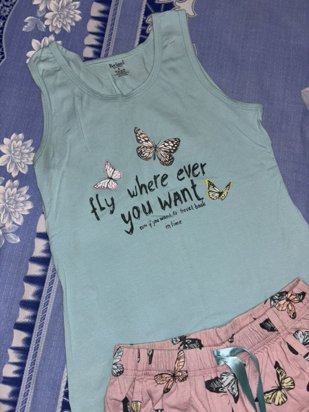Qadınlar üçün iki hissəli ev geyimi/pijama dəsti - S ölçü Türkiyə — Ev paltarı, Bakı (2)