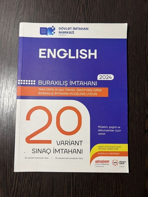 “Ingilis dili -20 sınaq - Tam orta (11 illik) təhsil səviyyəsi — Gədəbəy
