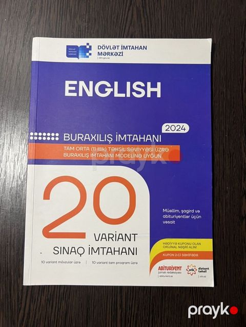 “Ingilis dili -20 sınaq - Tam orta (11 illik) təhsil səviyyəsi