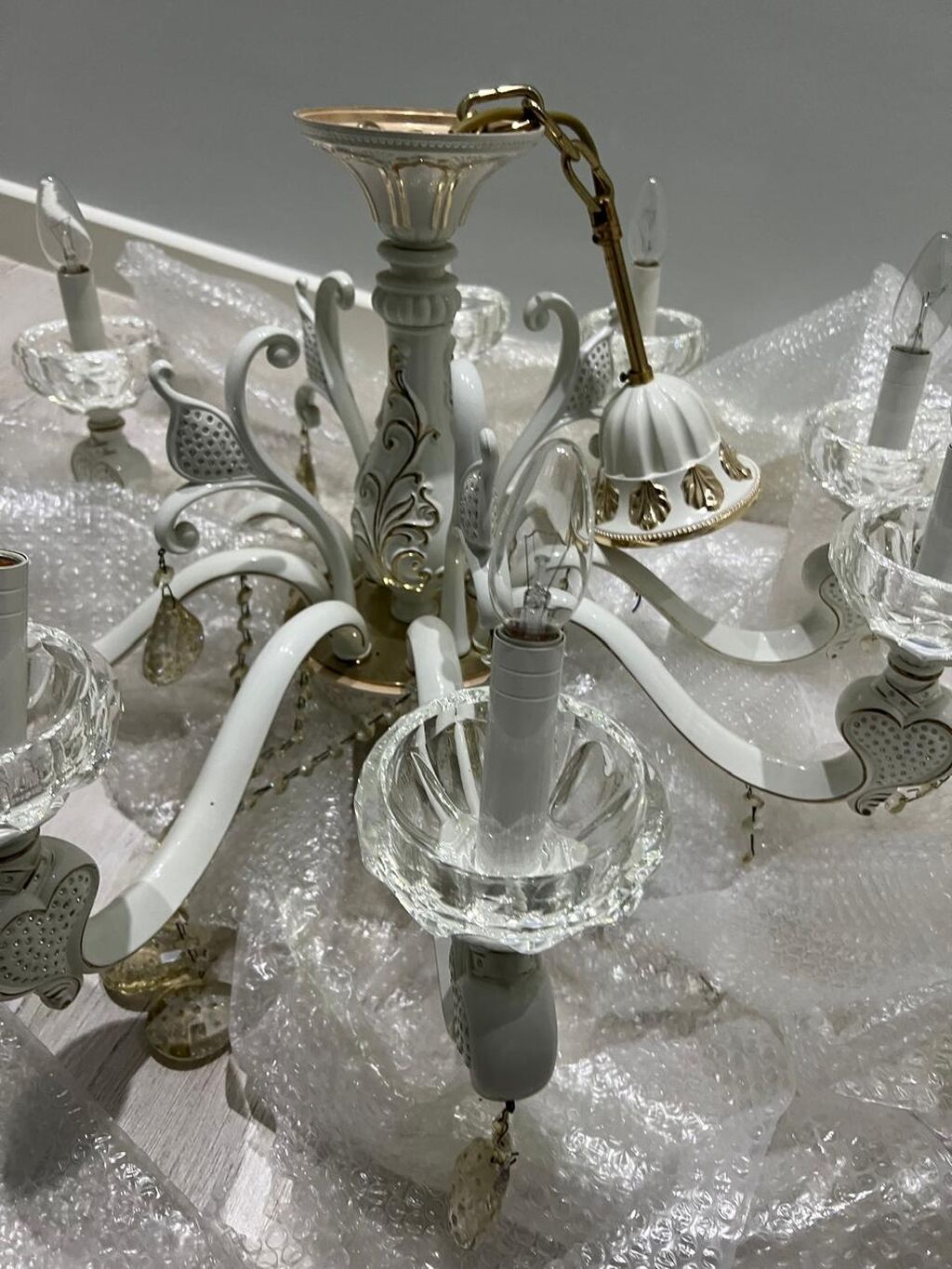 Çılçıraq, 8 lampa, Metal — Tavan is?qlar? v? cilc?raqlar, Bakı (3)