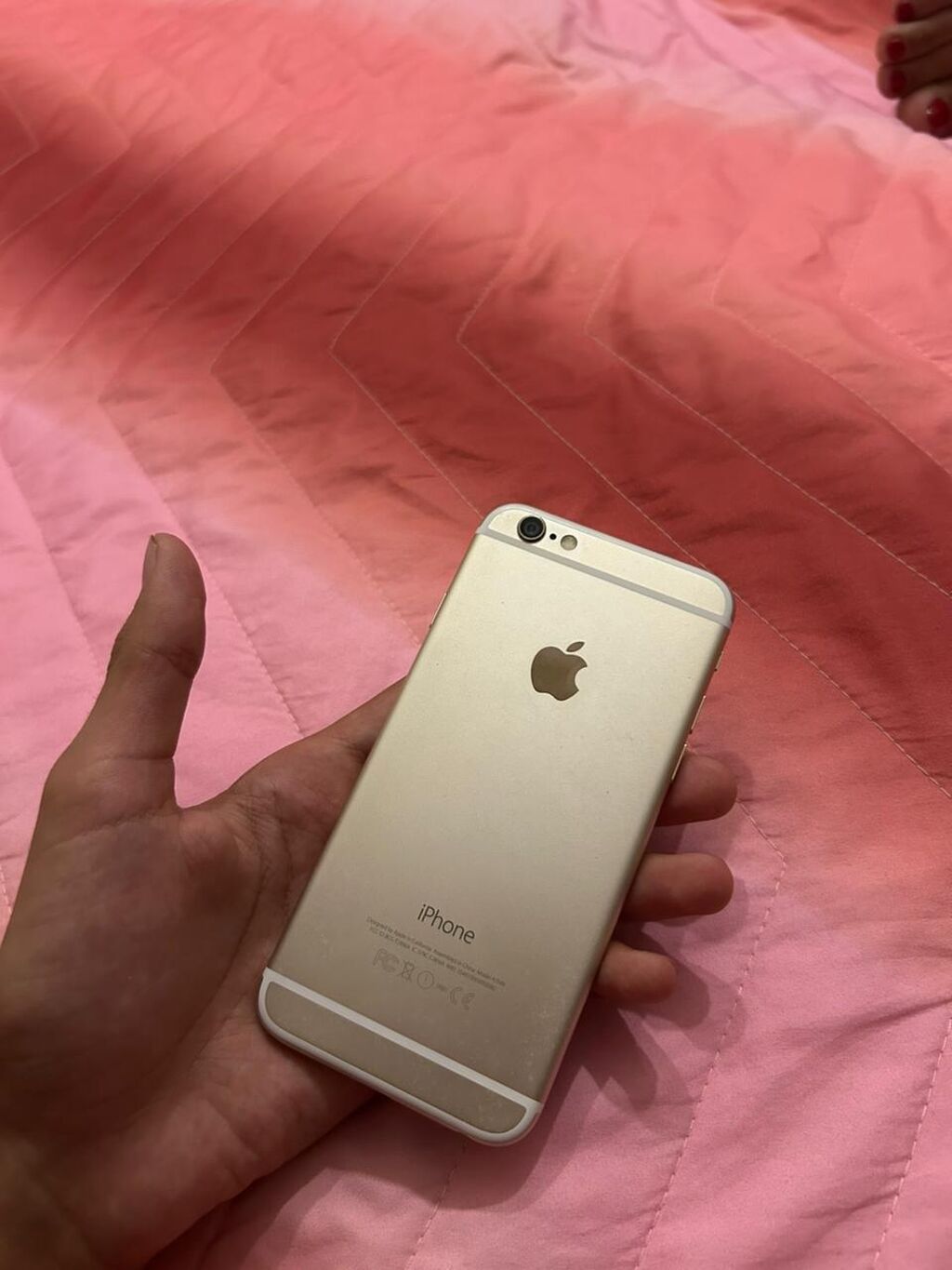 IPhone 6, 16 GB, Qızılı, Barmaq izi — Apple iPhone, Bakı (2)