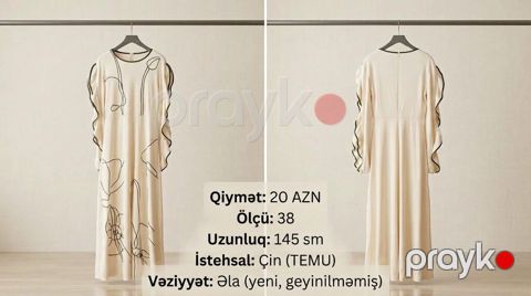 Gündəlik don, Maksi, M — Bakı
