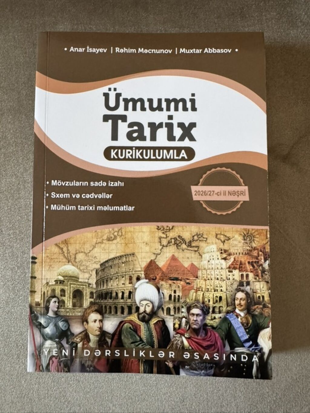 Məhsul: “Azərbaycan Tarixi – Kurikulumla” və “Ümumi Tarix — Kitablar, Bakı (2)
