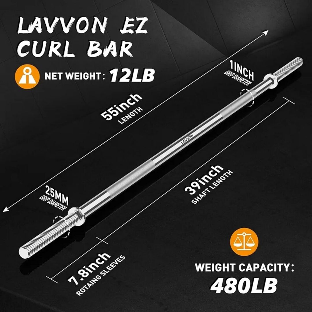 Qantel, ştanq və qriflər Curl Barbel Bar F30 — İdman, hobi, istirahət, Bakı (5)