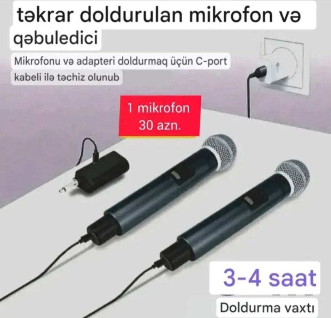 Mikrofon — Səs texnikası, Bakı (5)