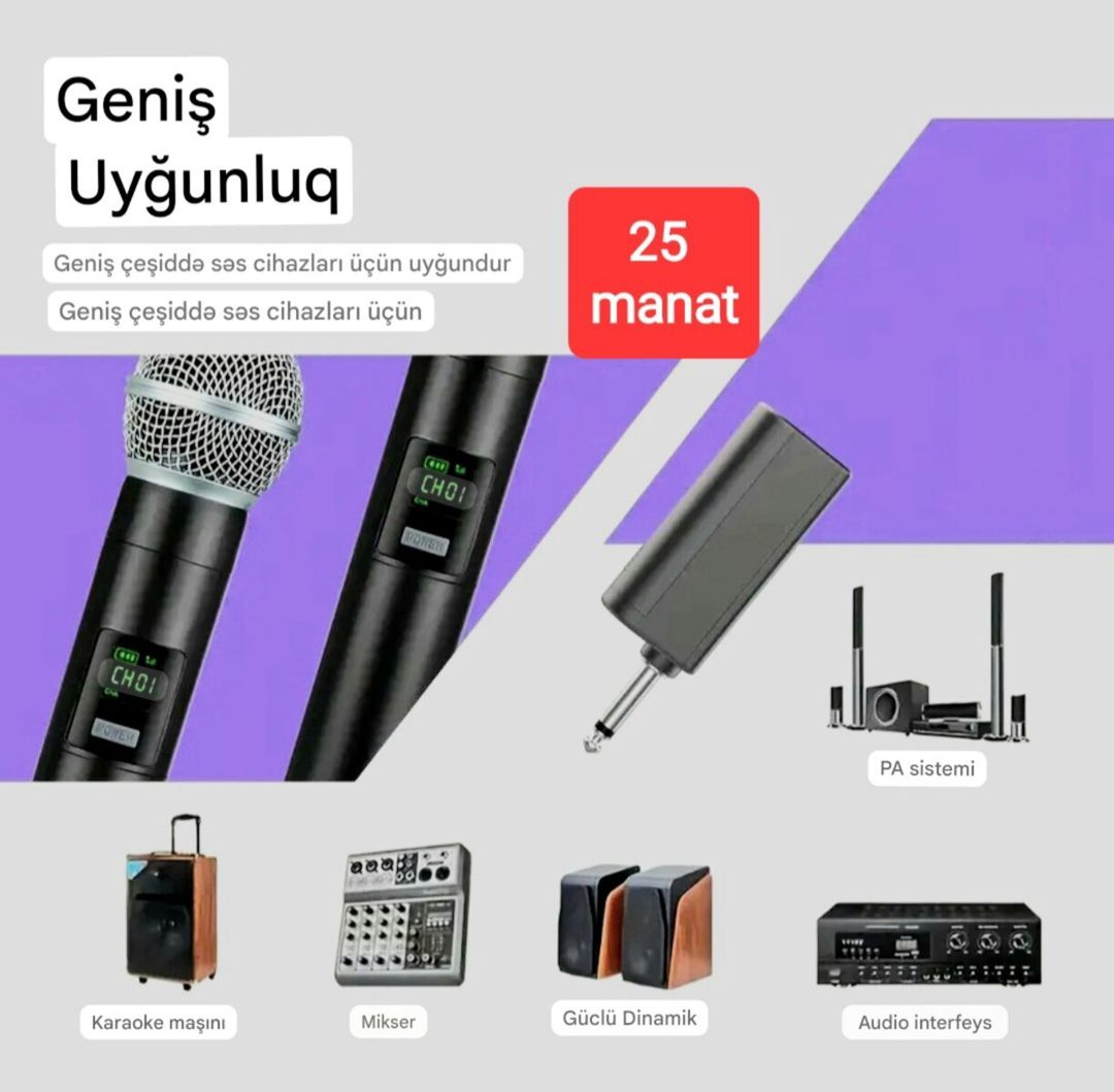 Mikrofon — Səs texnikası, Bakı (10)