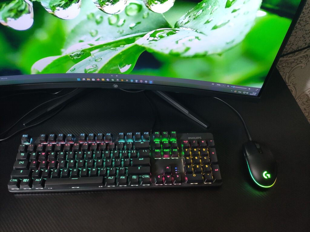 1. Gaming mouse Logitech G102 RGB 30m 2. Klavyatura Mexanik — Klaviaturalar və siçanlar, Bakı (2)