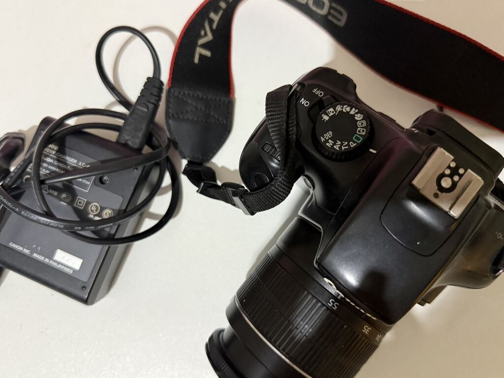 Canon EOS 1100D Dslr fotoaparat + Canon Zoom Lens EF‑S 18–55mm — Fotoaparat, Bakı (3)