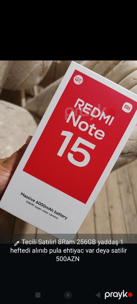 Xiaomi Redmi Note 15 Black 256GB/8GB