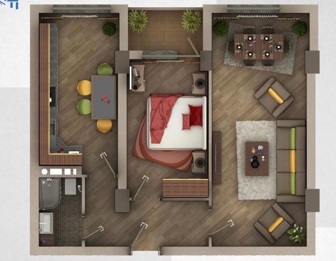 2-otaqlı yeni tikili, Xırdalan ş., 80.9 m² — Mənzil, Xırdalan (8)