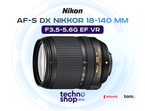 Linza "Nikon AF-S DX Nikkor 18-140 mm f/3.5-5.6G EF VR" — Bakı