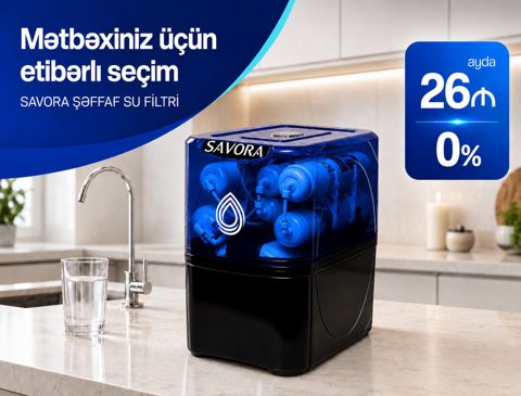 Su filteri Savora Şəffaf — Bakı