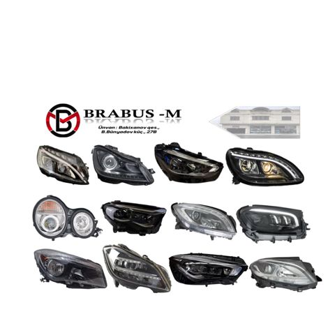 "Mercedes" faraları — Bakı