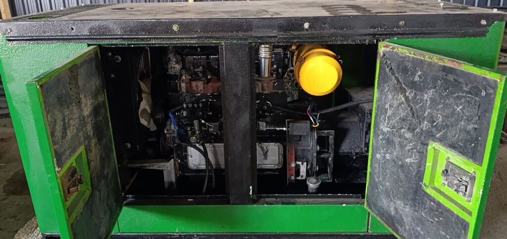 Səssiz tip dizel generator – yaşıl səsizləşdirilmiş (kanopili) — Generatorlar, Bakı