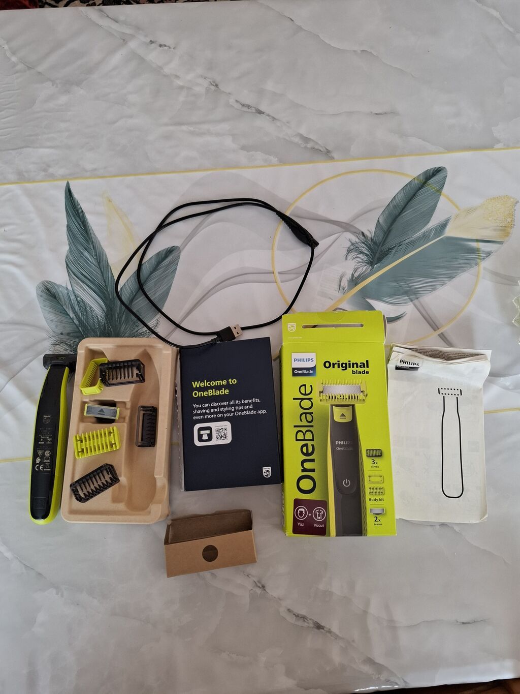 Philips OneBlade ülgüc və trimmer dəsti Xüsusiyyətlər: - Model — Saç kəsmə maşınları, Qəbələ (4)