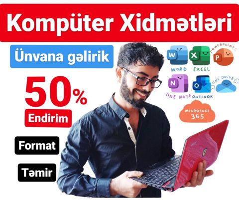 Kompüterlərin təmiri və formatı — Bakı