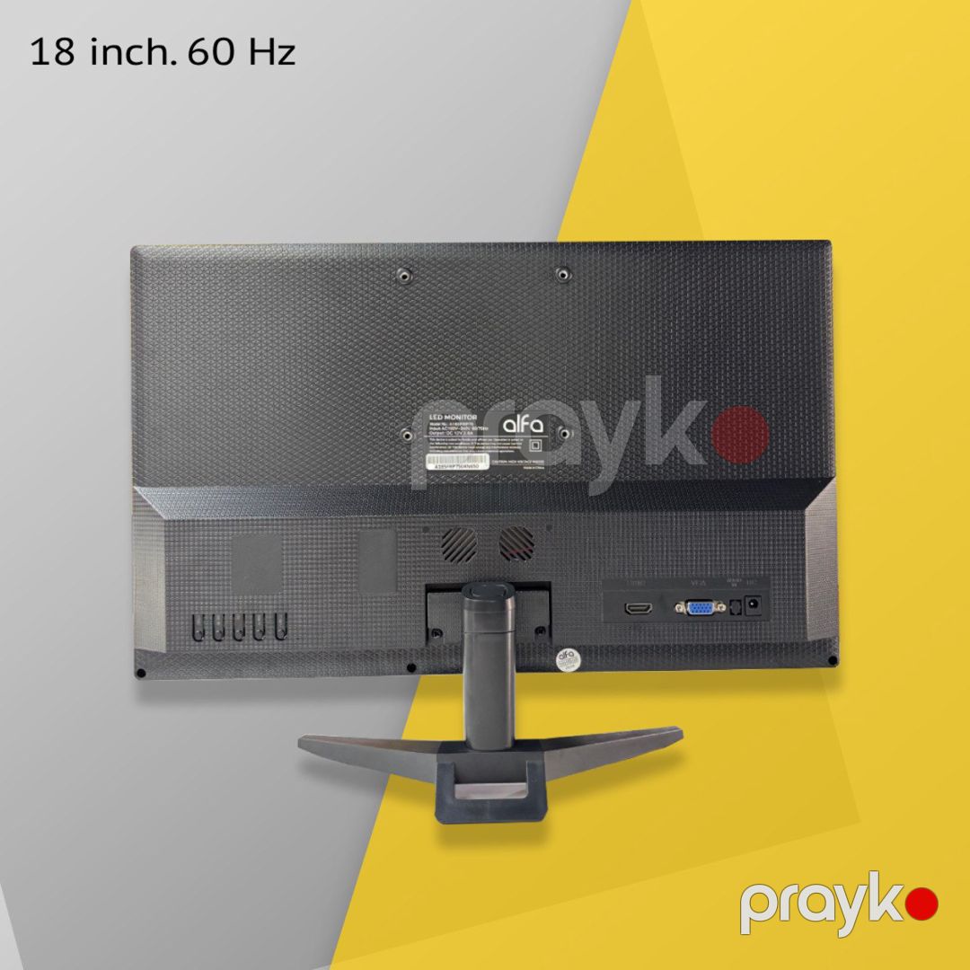 Monitor LED "Alfa, 18.5 Inch 60 Hz" — Kompüterlər və noutbuklar, Bakı (10)