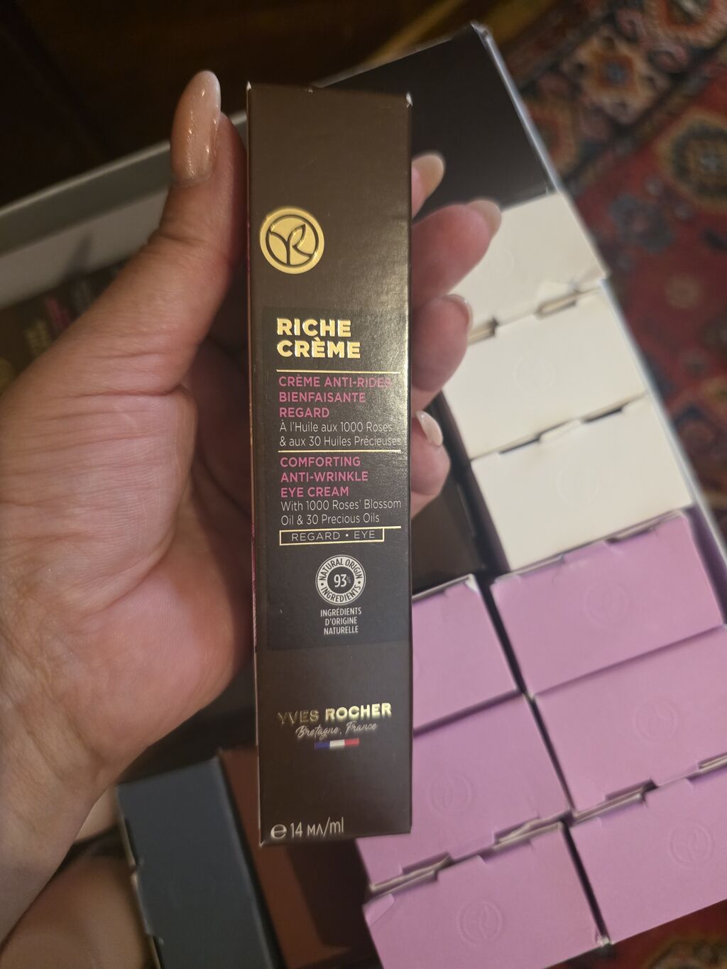 Yves Rocher Riche Crème – gözətrafı üçün qırışəleyhinə krem - Məhsul — Şəxsi əşyalar, Bakı