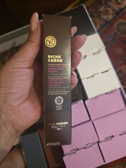 Yves Rocher Riche Crème – gözətrafı üçün qırışəleyhinə krem - Məhsul — Bakı