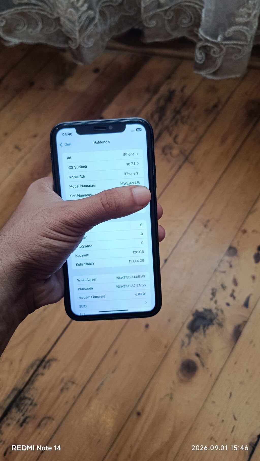 IPhone 11, 128 GB, Qara — Apple iPhone, Bakı (9)
