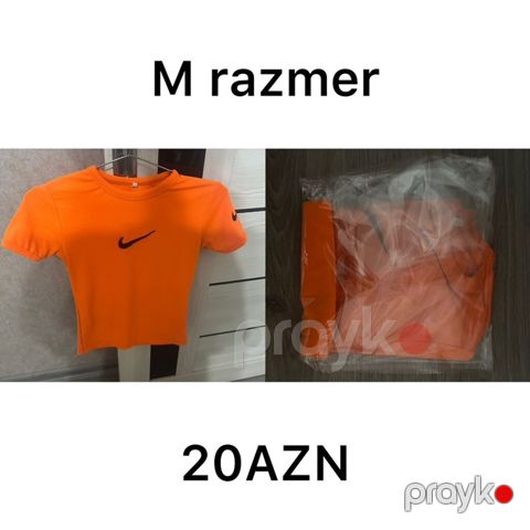 Futbolka, Nike, M, rəng - Narıncı — Masazır