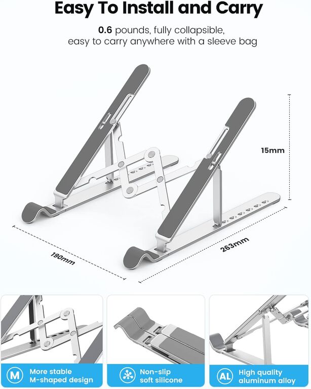 Laptop Stand ORICO-PFB-A21-SV-BP For 11-17" — Noutbuklar, Bakı (3)
