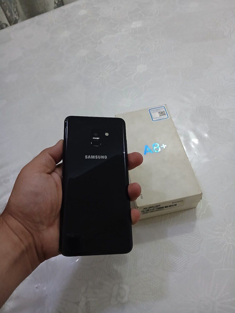 Samsung Galaxy A8+ (2018) Black 64GB/6GB — Smartfonlar, Bakı (2)