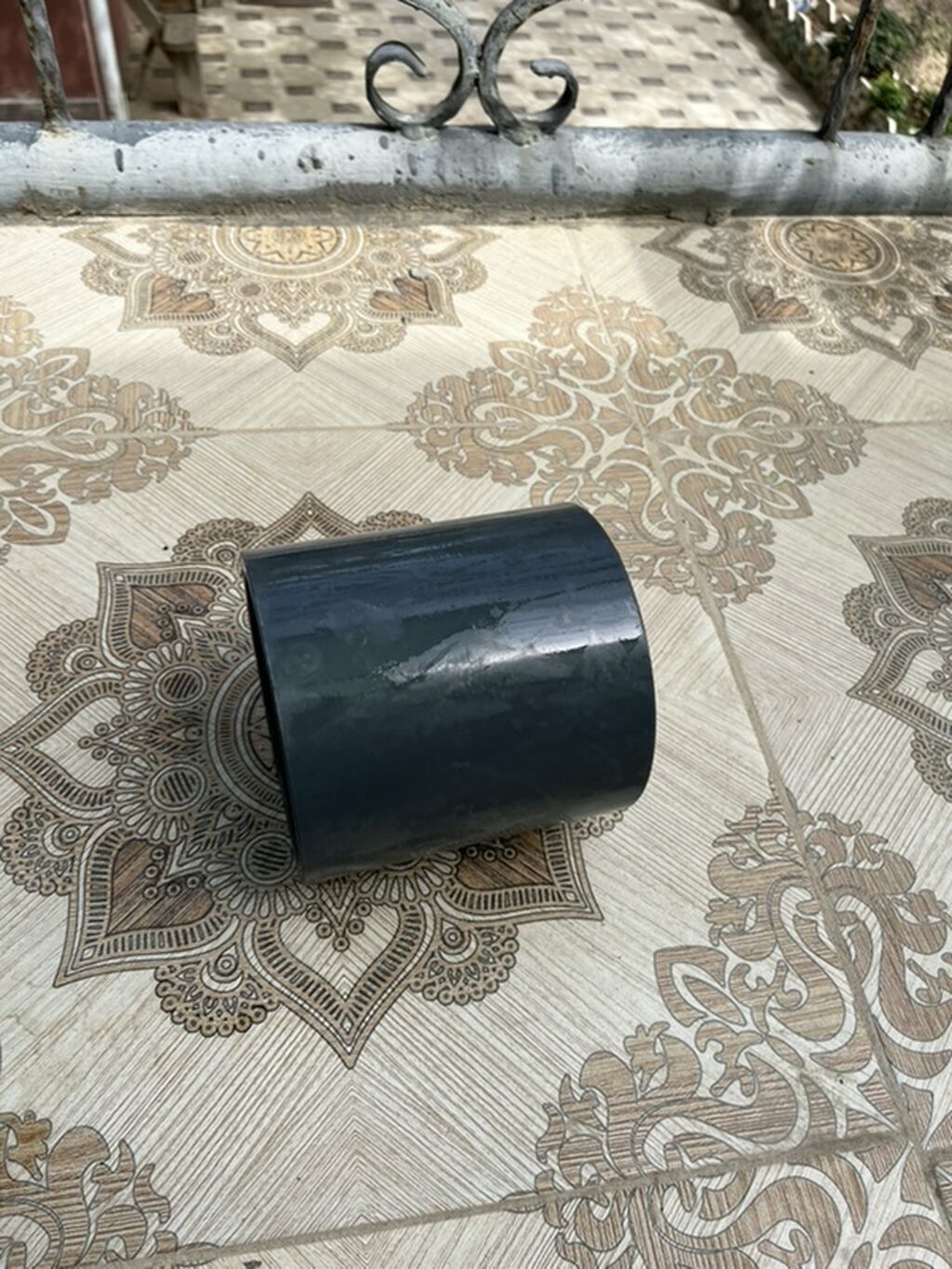 PVC boru keçidi / manjet - Material: sərt PVC (qara rəng) - Növ: boru — Santexnika, Novxanı (2)