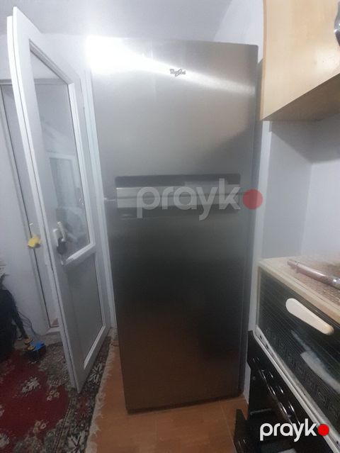 İşlənmiş 2 qapılı Whirlpool Soyuducu Satılır, rəng - Gümüşü, Dispenserli