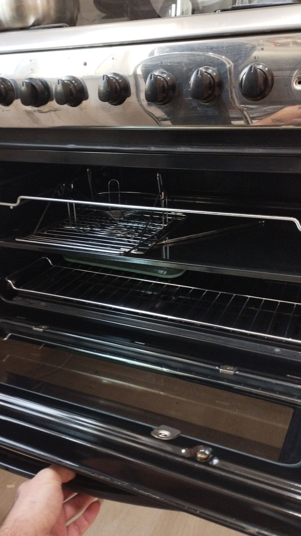 Ariston kombi tip plitə və soba - Tip: kombinə edilmiş plitə (qaz + — Plitələr, Bərdə (2)