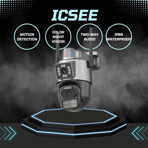 Icsee 6MP PTZ Kamera — Bakı