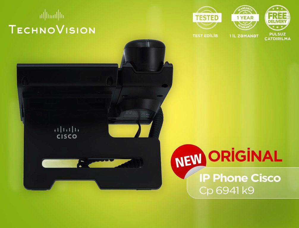 IP Phone Cisco CP 6941 K9 — Şəbəkə və server avadanlığı, Bakı (2)